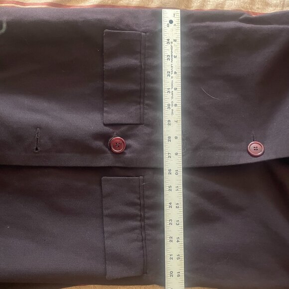 Hannah Extra Long Coat in Size 2. Burgundy, fully lined, lightweight - Picture 11 of 12